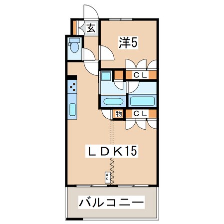 郡山駅 徒歩38分 2階の物件間取画像